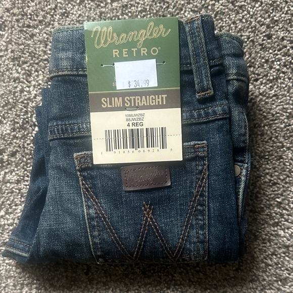 Wrangler Kids Blue Denim Jeans - Picture 5 of 5